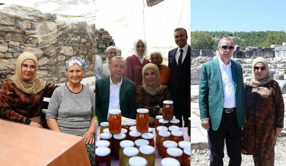 Emine Erdoğan’ın yeni tarzından yola çıkıldı: 2019’un trend şal bağlama tarzı
