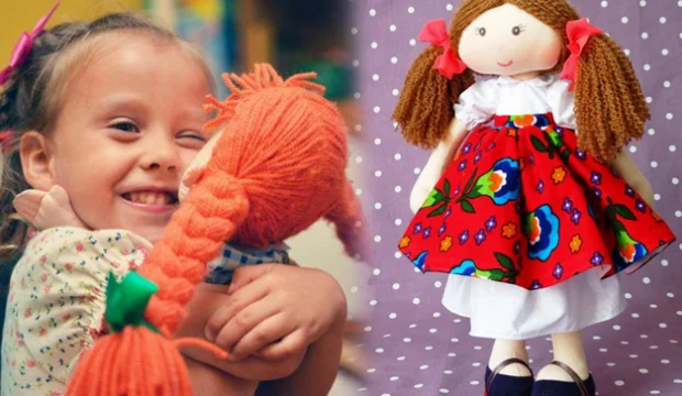 Pratik Bez bebek nasıl yapılır? Konutta en hoş ve kolay cilt çoraptan oyuncak bebek imali