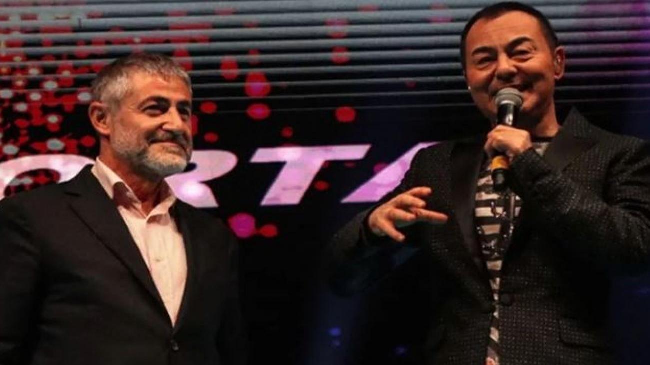 Nebati baba için okuyorum dedi! Serdar Ortaç, Maliye Bakanı Nebati için Karabiberim’i okudu