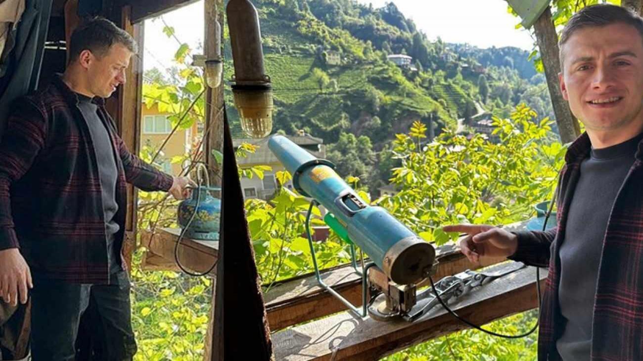 Patlama sesi köylülerin ödünü koparıyor! Rize’de ayı saldırısına karşı dededen kalma usul