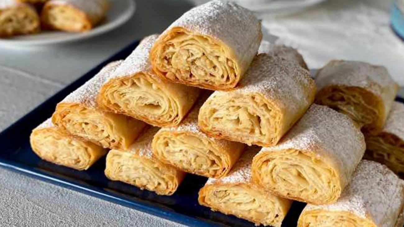 Tahinli kuru baklava nasıl yapılır? Baklavalık yufkayla yapabileceğiniz pratik tatlı tanımı