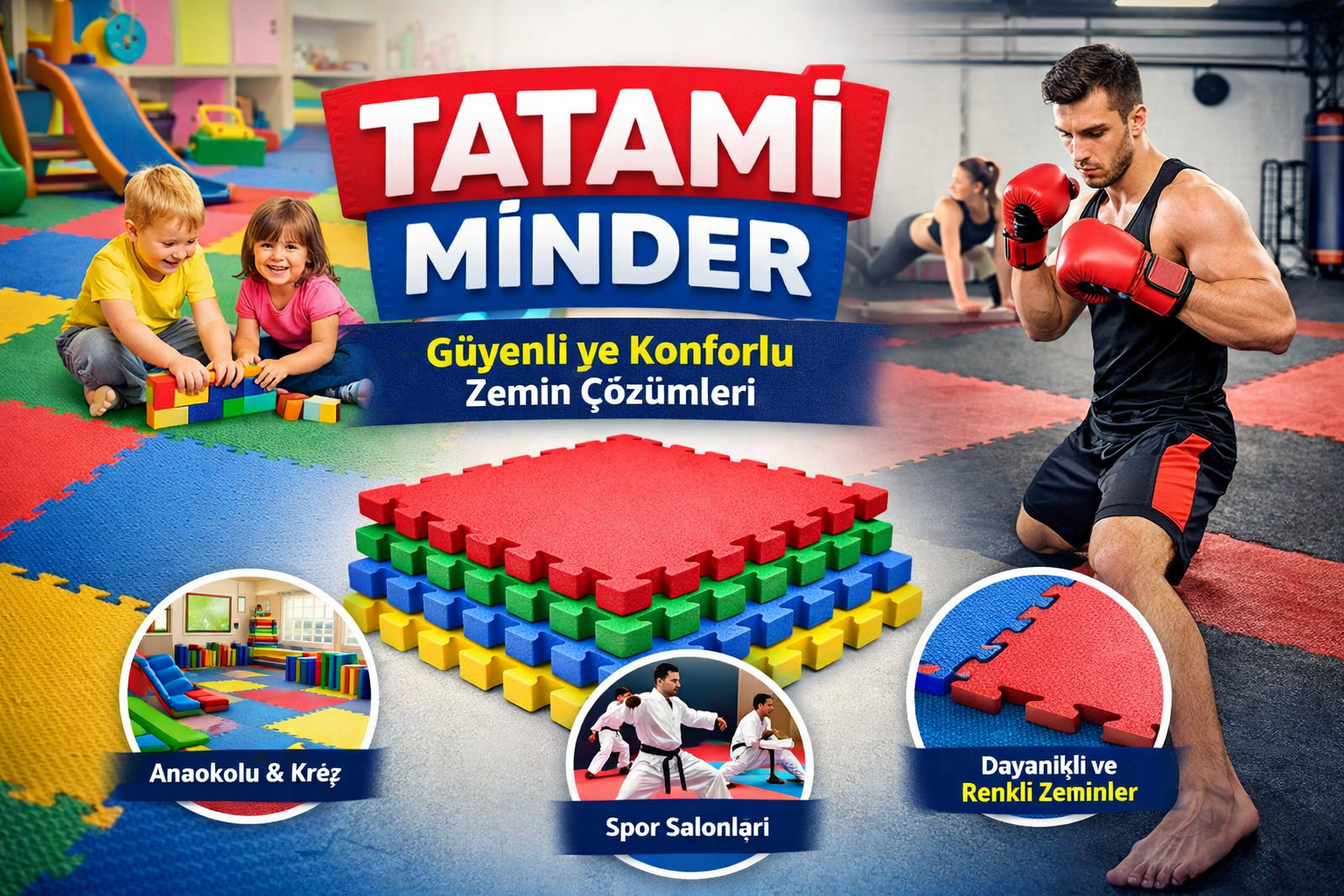 Tatami Minder ile Güvenli ve Konforlu Zemin Çözümleri